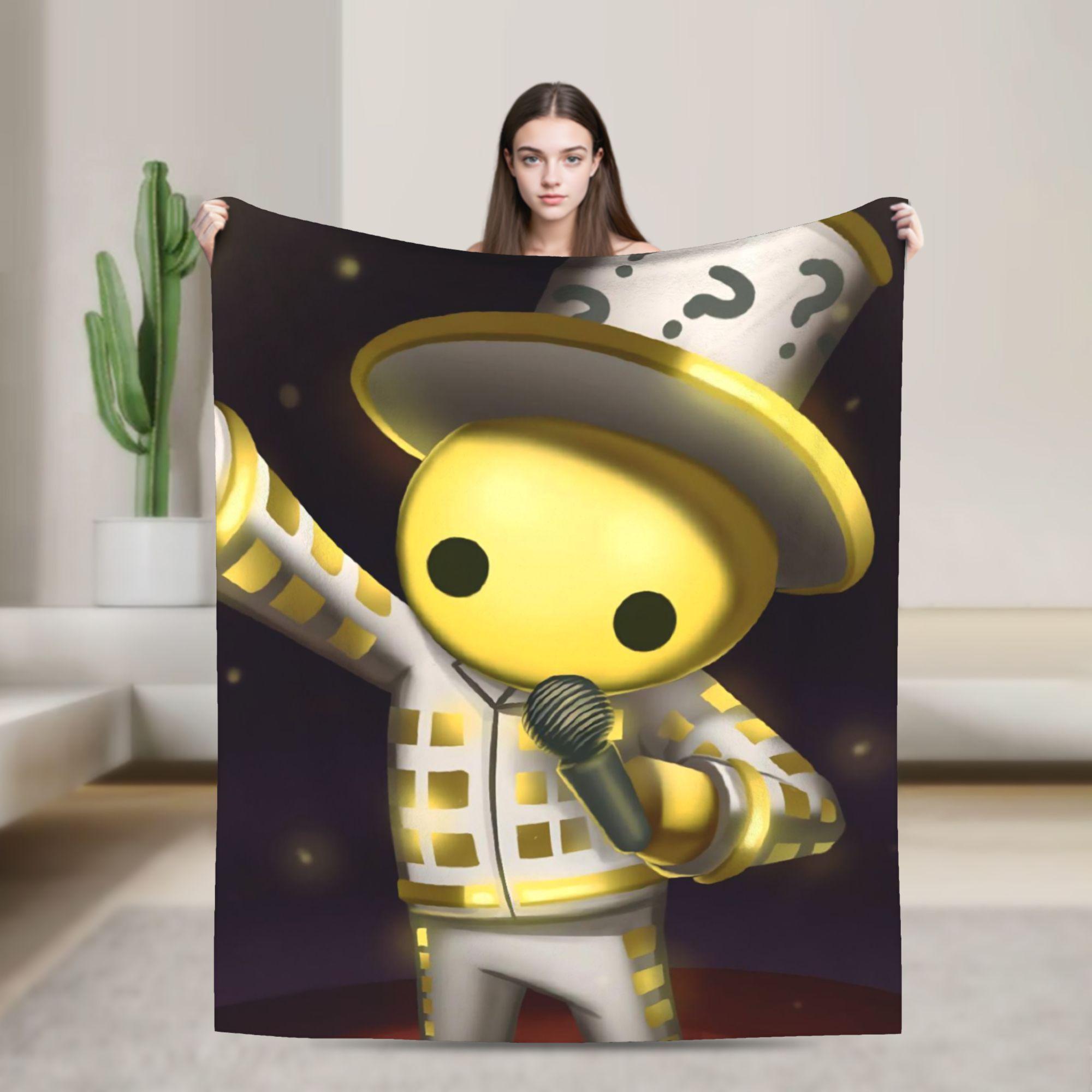 

Wobbly Life Sandbox Game Blankets Quality Soft Warm Bedding Throws Spring Camping Home Decor Graphic Bedspread 30x40in