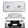 Car Windshield Sun Shade Visor UV Protection Shield For X1 X2 X3 X5 X4 X6 X7 G30 G20 G32 G11 G12 F40 F30 F20 I7 Glasses Clip KO2