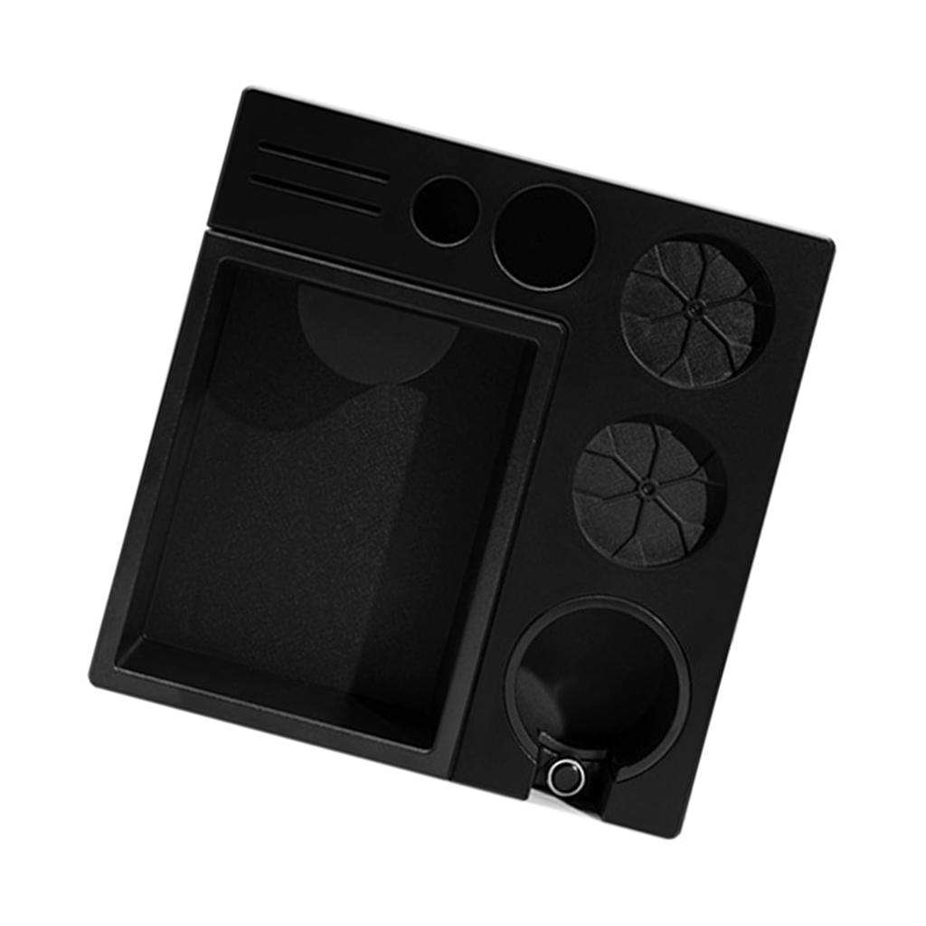 Functional Espresso Tamper Station with Removable Knockbox and Non Slip Base Espresso Knockbox for Coffee Tools