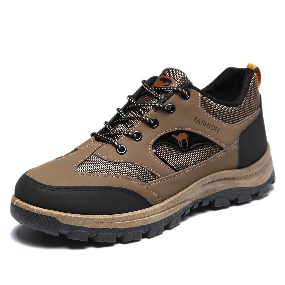 Large size four-season hiking shoes breathable sports shoes medium cotton shoes walking casual shoes