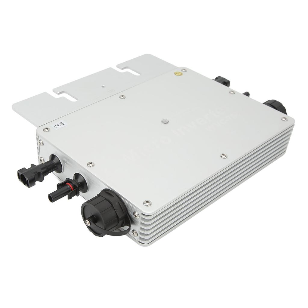 WVC700W Solar Grid Tie Inverter Solar PV Inverter with Waterproof LCD Screen Silver