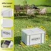 Large Capacity Outdoor Camping Storage Box with Lid - Thick Plastic Car Trunk Organizer