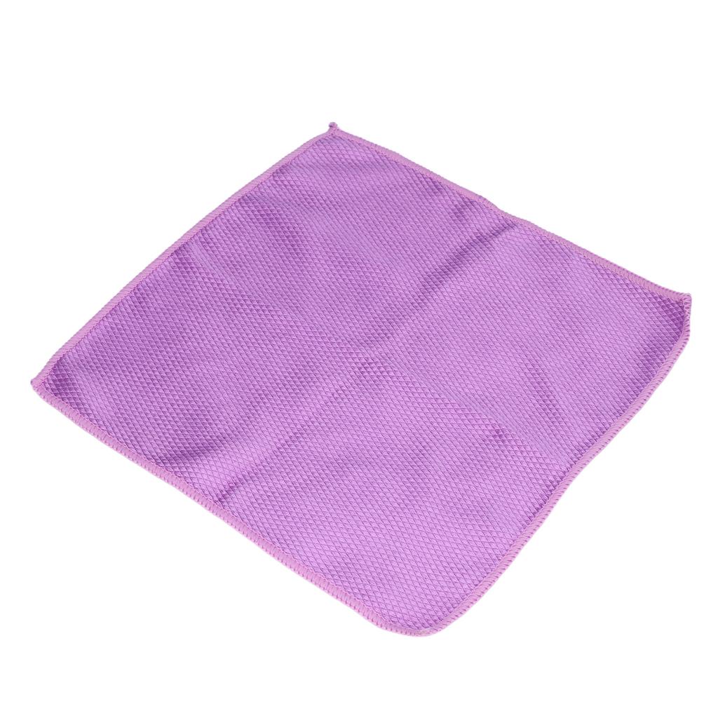 4pcs Cleaning Cloth Double Sided Fine Fiber Fish Tank Glass Cleaning Rag for Plates Tableware