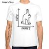 Summer Loose Men T Shirt Casual Short Sleeve Duck Rabbit Optical Illusion Print Men TShirt Funny Cool Tops Tee Shirt