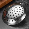 Practical Kitchen Slotted Spoon For Frying And Grilling Stainless Steel Strainer Ladle With Ergonomic Handle