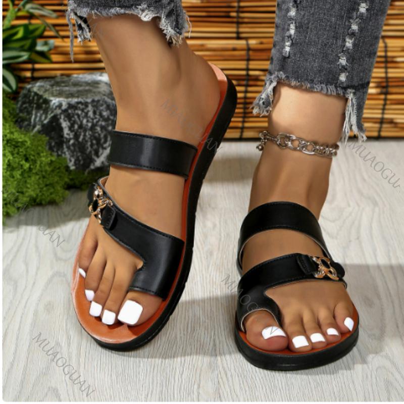 Women's Clip toe Slippers Comfort Wear-Resistant Soft Bottom Ladies Beach Vacation Sandals Outdoor Causal Flat Shoes