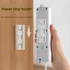 30/20/15/10/5PCS Desktop Socket Adhesive Bracket, Hanging Line Organizer, Wall Fixator, Detachable Wall Bracket
