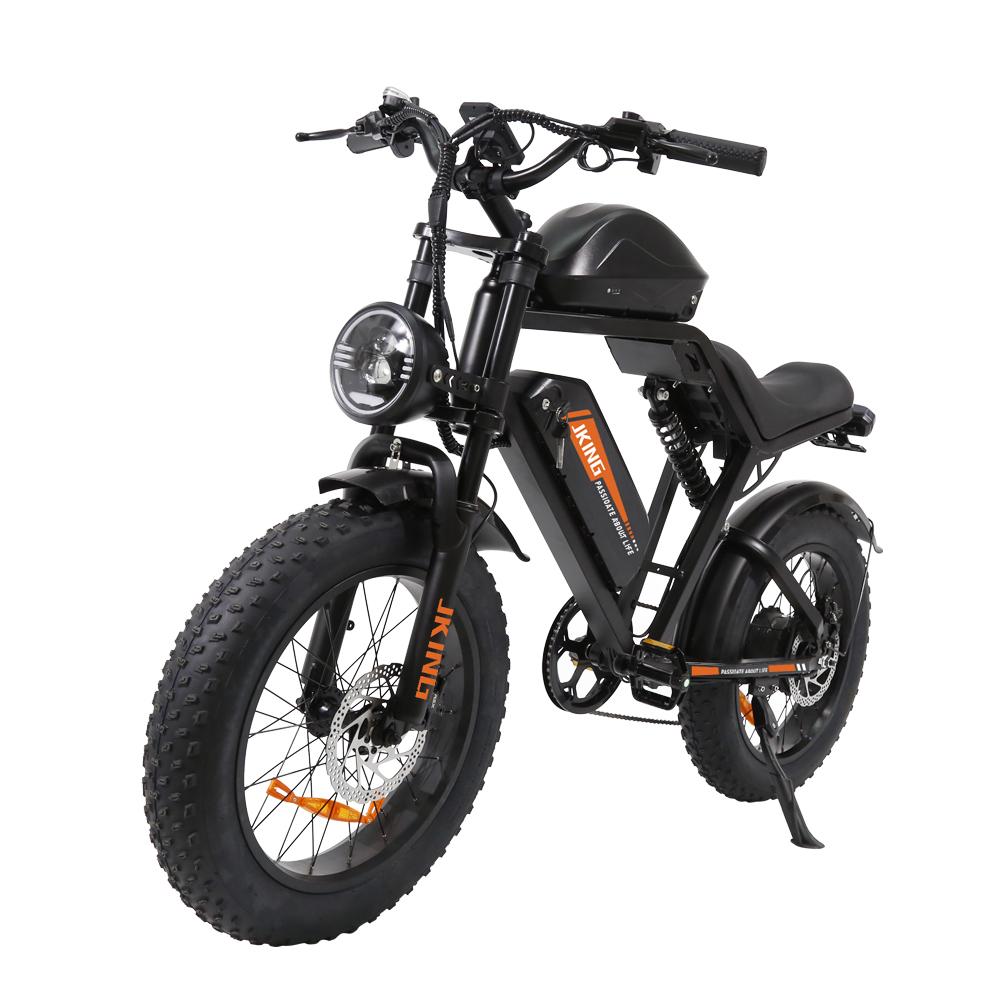 JKING FXH-002 Pro 1000W Motor E-Mountain Bike  48V 20.3Ah+20.3Ah Dual Battery 25KM/H Top Speed 150Kg Load 20 Inch Fat Tires