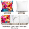 Colorful Abstract Flowers Cushion Covers Pillowcase Fantasy-Inspired Home Decor Sofa Cushion Cover Living Room Bed Car Decor