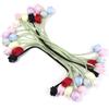 5pcs Tulip Bow Flowers Sweet Artificial Flowers For DIY Wedding Party Christmas Clothing Headwear Gifts Decoration Accessories