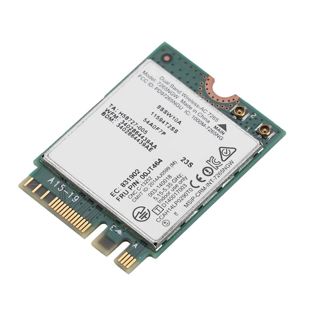 Für Intel Dual Band Wireless AC 7265 Dualband Wireless 867M Netzwerkkarte Bluetooth 4.0