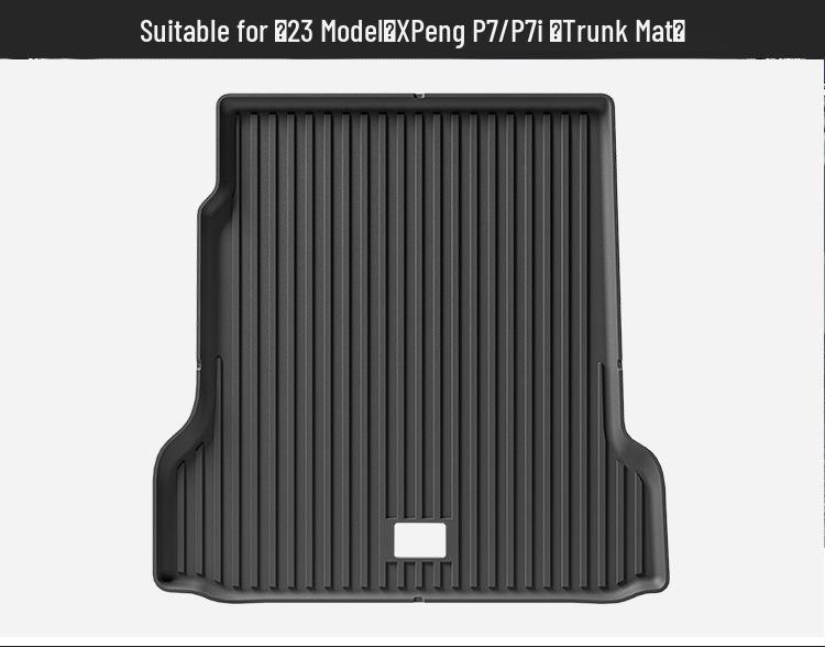 Compatible Trunk and Seat Backrest Mats for 2023-2025 Xiaopeng P7/P7i/P7+ Models - Full TPE Tailbox Protection