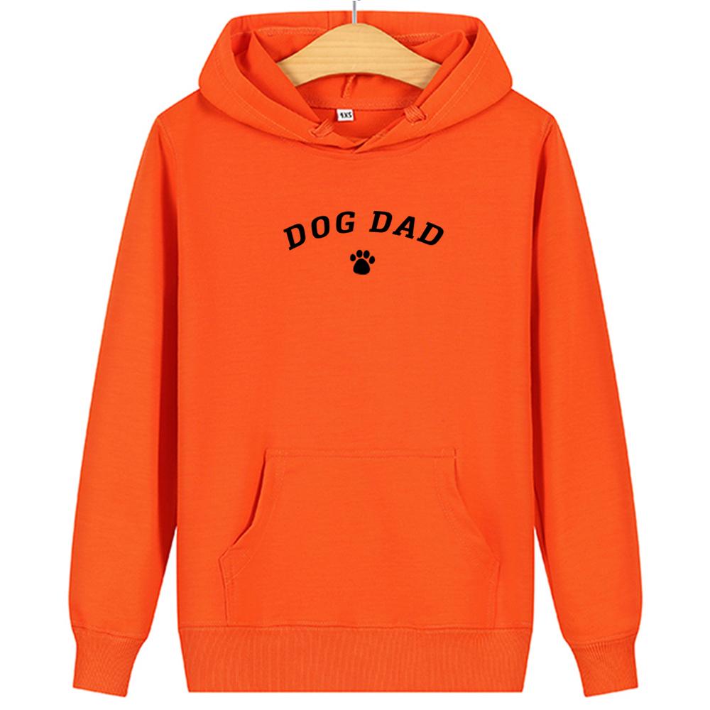Casual Sweatshirt Matching Clothes for Couples Kpop Lovers Autumn Men Women Hooded Pullovers Dog Dad Mom Print Hoodies
