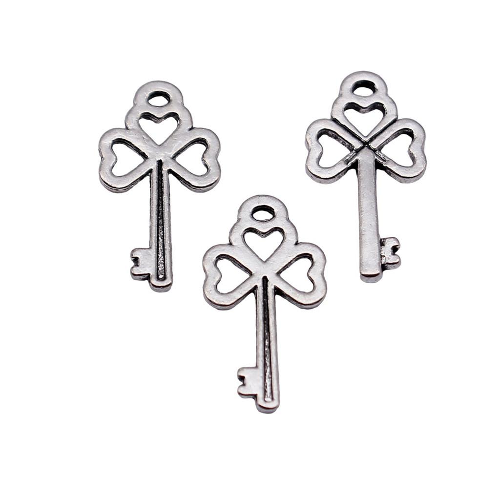 Key Charms Multi Color Alloy Key Tools Pendants For Gothic Themed Jewelry