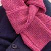 New Style Wool Knitted Scarf for Women Winter New Ins Korean Fashion Versatile Warm Scarf Skin Friendly and Soft