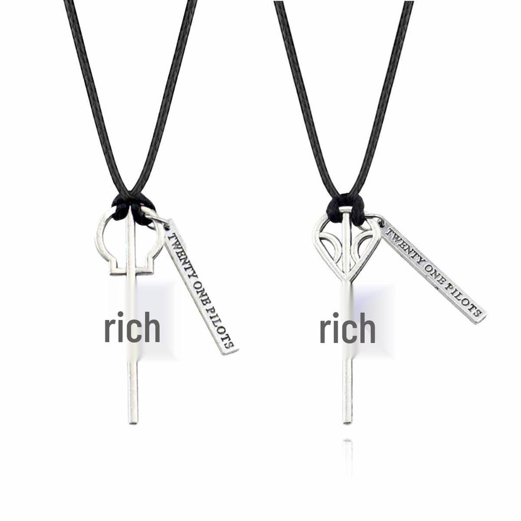 Twenty One Pilots Band Logo Necklace - Personalized Sweater Chain