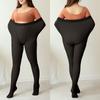 90G 250G Plus Size Women Winter Leggings Thermal Pants Lined Pantyhose Thick Fake Woman Polar Tights Fleece Stockings Velvet
