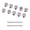 10 Pieces Airplane Model Wheel Clamps RC Landing Gear Stoppers Accessories Alloy Reliable