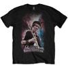 Jimi Hendrix Unisexové tričko Galaxie Černé
