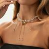 Nature Inspired Single Layer Bird Pendant Necklace Sturdy Alloy Chain Clavicle Chain For Casual Or Formal
