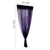 Simple Style Polyester Window Voile Tulle Curtain Sheer Panels Bedroom Living Room DecorPurple 1x2m