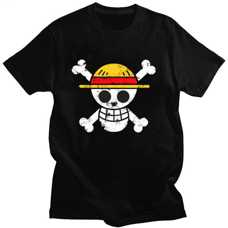 

One Piece Unisexs TShirt Monkey D Luffy Japanese Anime Summer Boy Childrens Short Sleeve High Quality ParentChild Wear 4XL