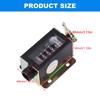 5 Digit 0-99999 Manual Tally Mechanical Counter for Industrial Machinery Textile Equipment Coaching Knitting Operations