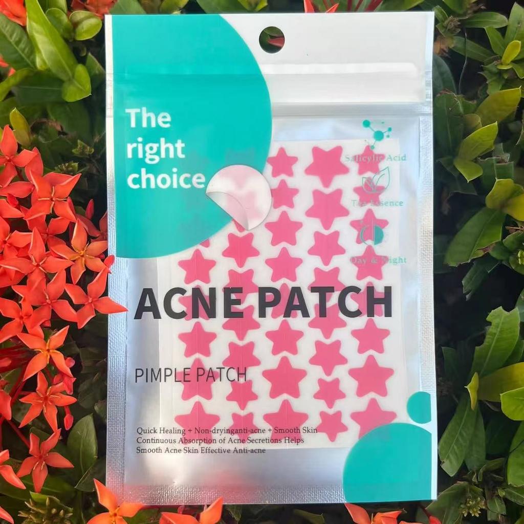 Star-Shaped Hydrocolloid Pimple Patches for Face, Stickers for Skin