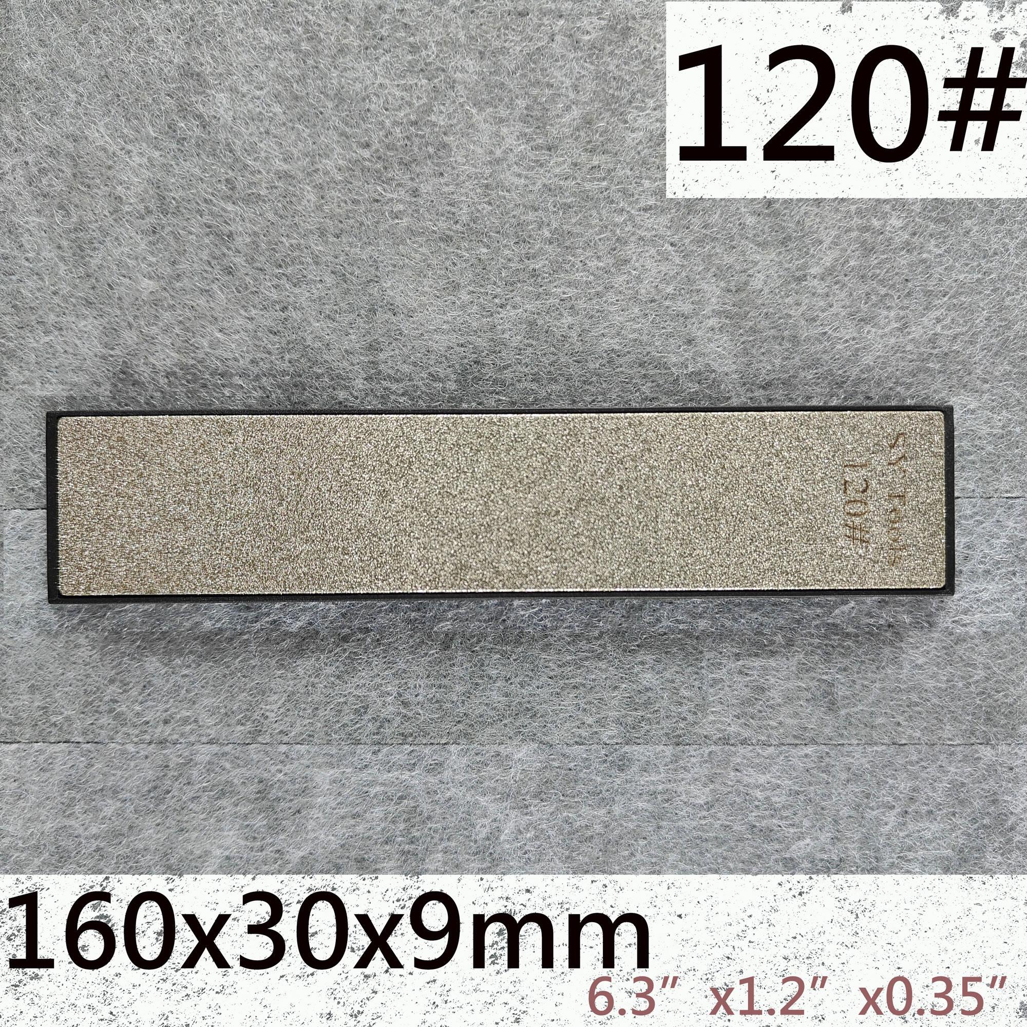 

Расширенный алмазный точильный камень, совместимый с точилкой с фиксированным углом заточки для кухонных ножей и садового инвентаря, переносная заточка 160x30x7mm