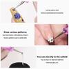 Sandalwood Nail Dotting Pen Double-End Nail Art Dotting Tools In Ballpoint Pen Design Nail Art Tip Dot Paint Manicure Salon