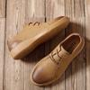 Plus Size Spring and Autumn Men's Leather Shoes Cowhide Platform Wear-Resistant Outdoor Casual Shoes Business British Style Dress Shoes