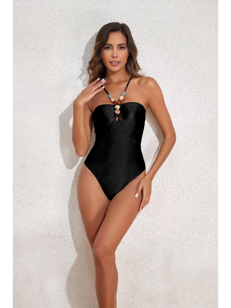 2024 Women's One-Piece Swimsuit: Slimming, Sexy, Sun Protection, Belly Covering, Gauze Skirt Bikini Set