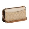 COACH Morgan Coated Canvas Shoulder Bag, Crossbody Bag Small Women's Light Khaki CR254-IMWQ4