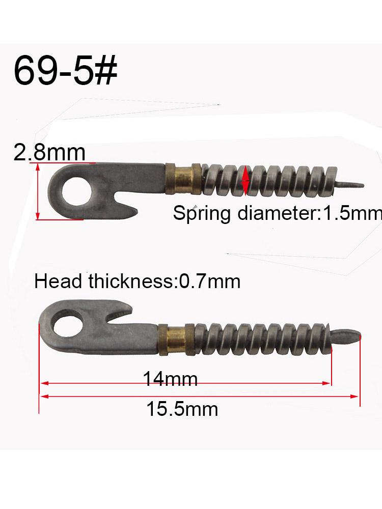 

100PCS Spring Inserts For Repairing Broken Eyeglass Flex Temples Broken Spring Replacement Part Various Types