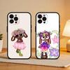 Husă de telefon Bassie D-Dandys W-World Pentru iPhone17,16,15,14,13,12Plus,Pro Max,XS,5G Capac Negru din Silicon Moale