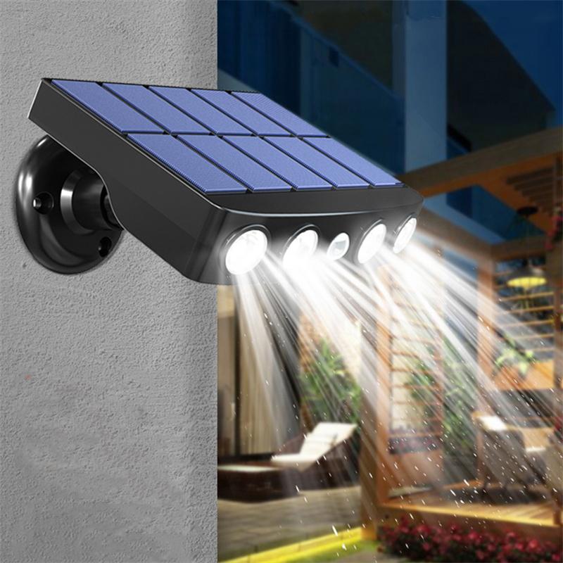 Neu Solar Lichter Outdoor Home Hof Rasen Garten Wand Lichter Ländlichen Außen Beleuchtung Induktion