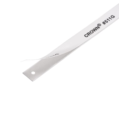 uxcell Center Measuring Ruler, Workbench Ruler, 50mm-0-50mm Measuring Range, Adhesive Tape, Aluminum, with Hole (From Center)