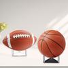 2pcs Shatterproof Acrylic Sports Trophies Display Rack with Nonslip Base Sports Decors Shelf for Collectibles Storage
