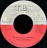 7inch Record FLOURGAN  SANCHEZ  Mi Love Mi Girl Bad NONE TB Sharp 1988 Jamaica Reggae Ska  Dub Used