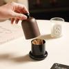 Porta stuzzicadenti in plastica texturizzata con cappuccio sferico | Ideale per soggiorno, cucina, viaggi e all'aperto, Regalo perfetto per Natale e Capodanno