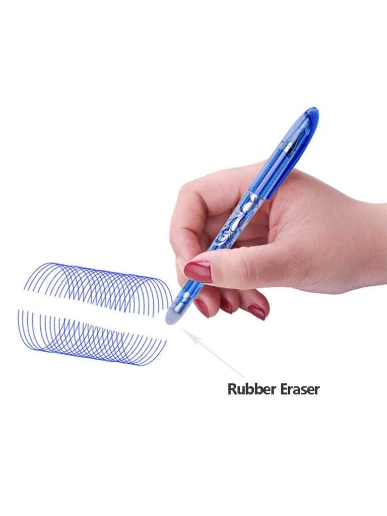 85 Pcs/Set Kawaii Erasable Pens Refill 0.5mm Gel Pen Gel Ink Stationery School Writing Supplies for Notebook Office Student