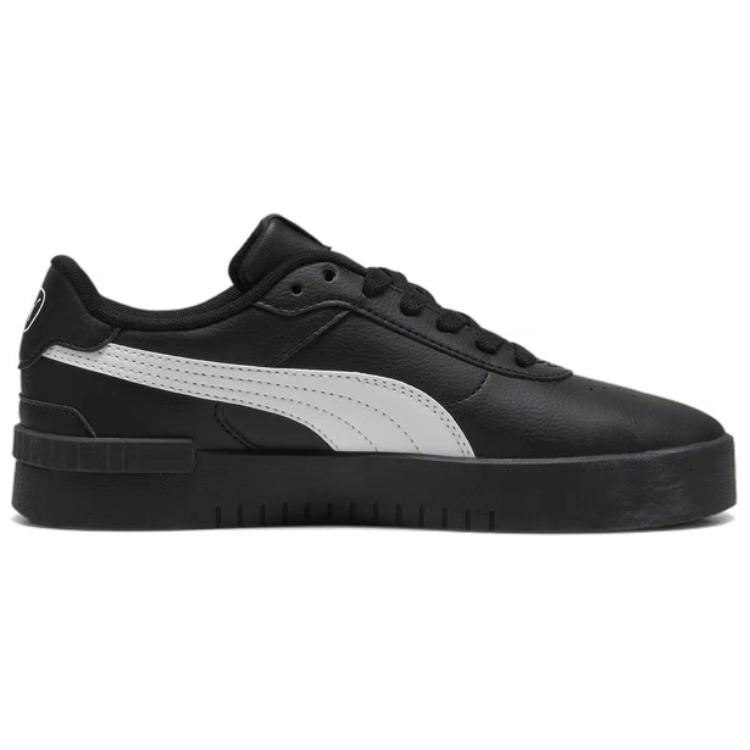 Puma Jola Piele Sintetică Confortabili Versatili Adidași cu Top Jos Adidași Femei Negru Alb 398413-08