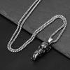Titanium Steel Necklace Men's Trendy Brand Versatile Collarbone Chain Light Luxury Niche Design High-end Cuban Pendant Neck Chain Accessories