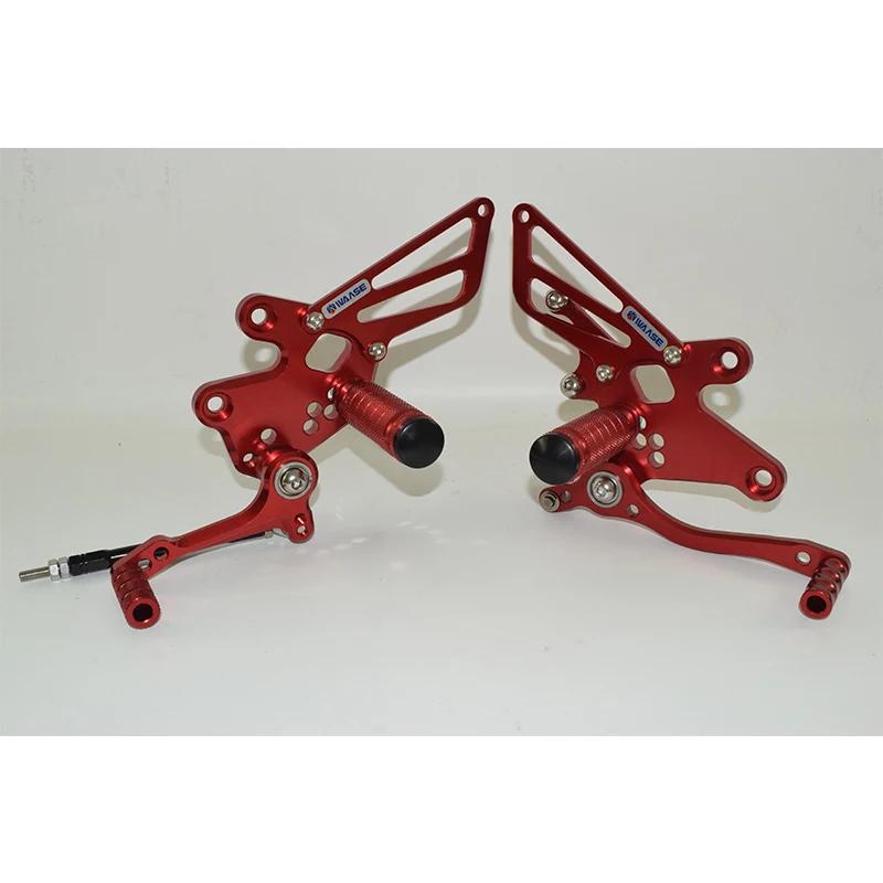 Motorbike Adjustable Driver Rear Sets Rearset Footrest Foot Rest Pegs For Kawasaki Ninja 250R EX 250 R 2008 2009 2010 2011 2012