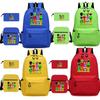 Rhythm Box Sprunki Cartoon Game Printed Backpack Shoulder Bag Pencil Bag Student Schoolbag Three-Piece Set