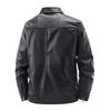 Men's leather jacket new business casual jacket men's autumn regular lapel comfortable large size top