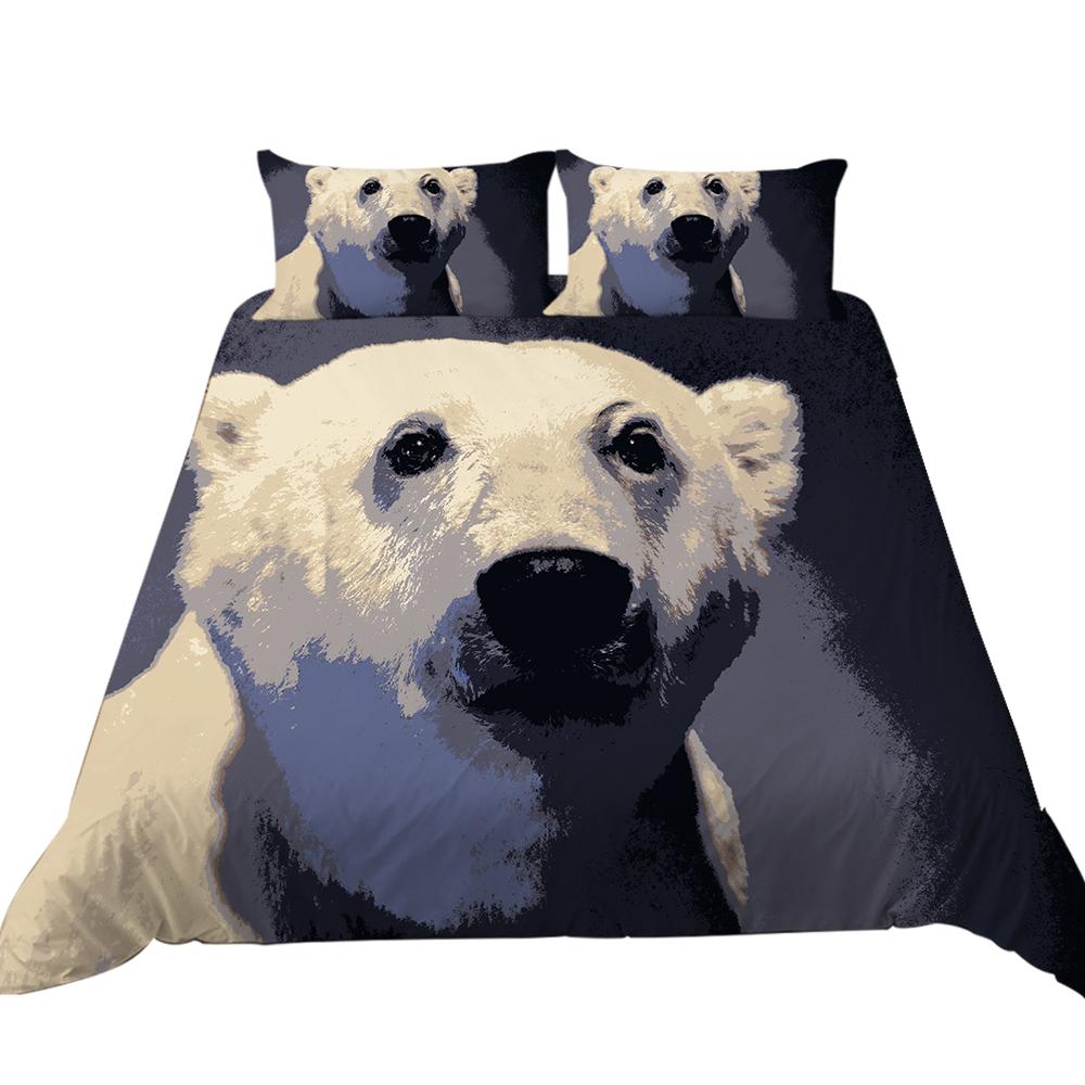 3D Ocean Animal Theme Series Bedding Set with Animal Prints Such As Jellyfish and Dolphins 2/3 Pieces, Washable Home Decoration