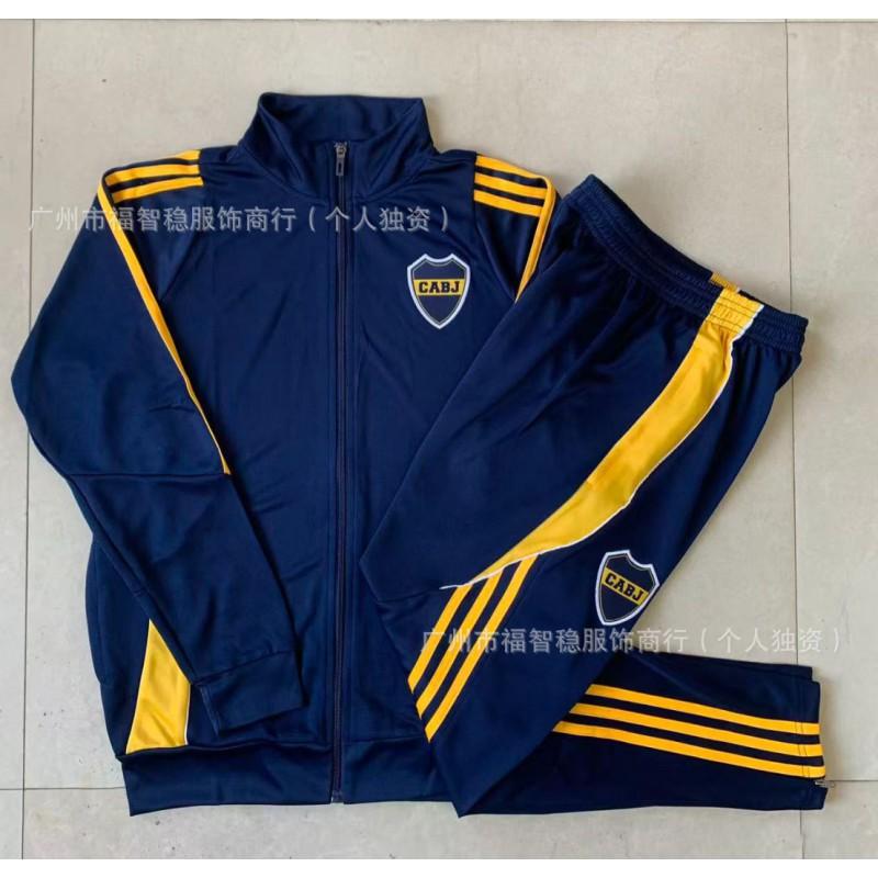 2026-2027 Long Sleeve Football Training Suit Set Men Women Arsenal Tottenham Napoli PSG Boca Juniors Argentina