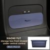 Custom Silicone Storage Box Cover For Xiaomi Yu7 2025 2026 Storage Box Center Hidden Box Sunglasses Holders Organizer Interior