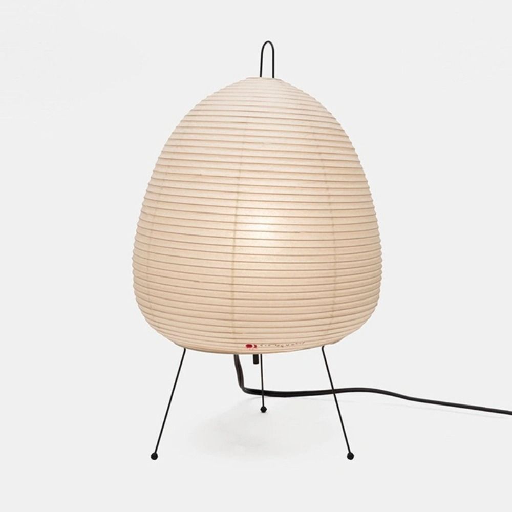 Modern Rice Paper Lantern Tricolor Dimming Night Light Tripod Floor Lamp  Hotel Homestay